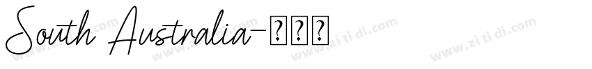 South Australia字体转换